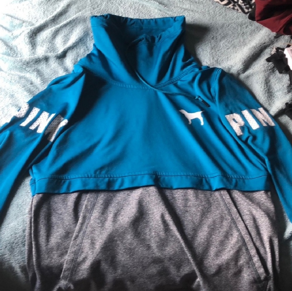 PINK funnel neck sweatshirt